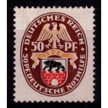 1928 - Tysk Rige - AFA 428 - Frimærke - Nødhjælp - Ustemplet.